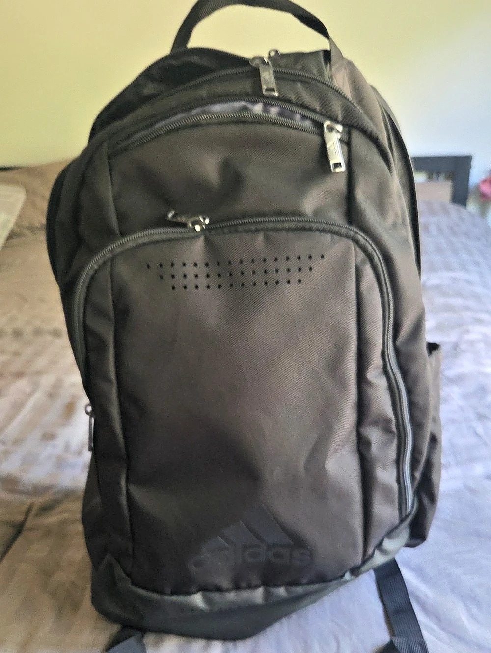 adidas Black Backpack Used For Soccer